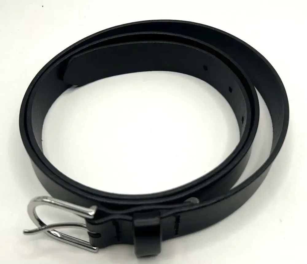 Banana Republic Italian Cow Leather Black Belt